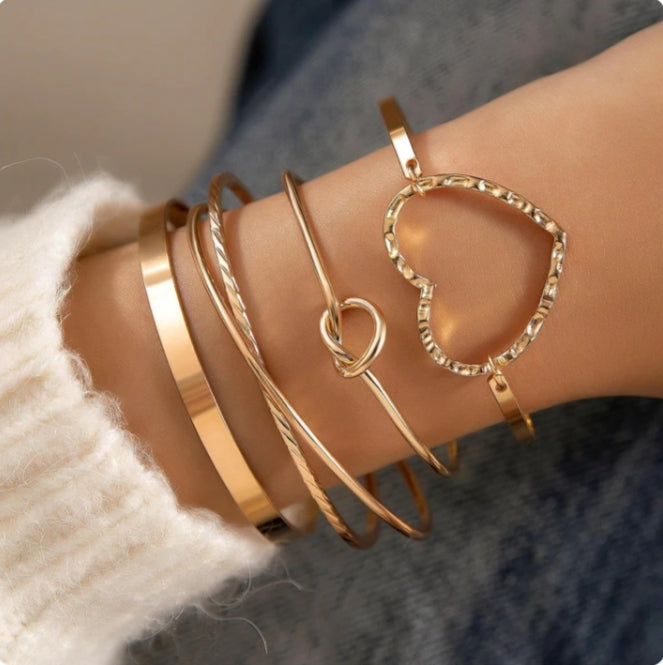 Golden Bangle Set of 4