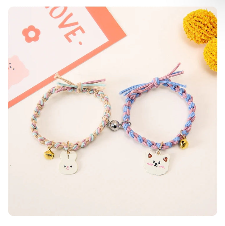 Yellow and Pink bracelet set